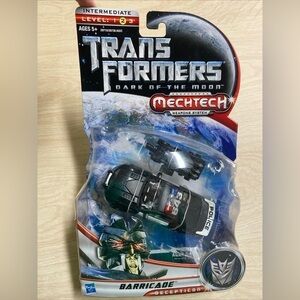 Transformers Dark of the Moon Mechtech Deluxe Class Barricade Figure NEW 2010